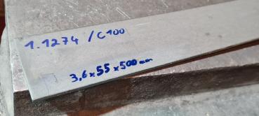 1.1274 / C100 (3.6 × 55 × 500 mm)